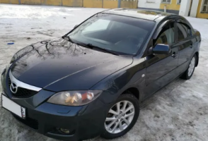 Дефлекторы окон (ветровики) Mazda 3 I Sd 2003-2008 (Мазда 3) Кобра Тюнинг